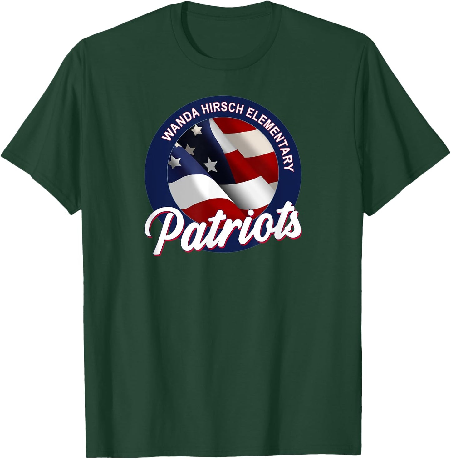 Wanda Hirsch Elementary Patriots T-Shirt - T-Shirt | Forest