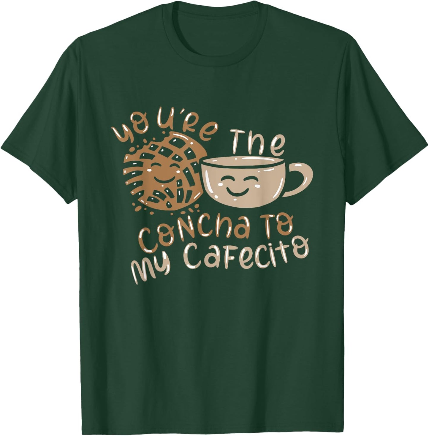 Conchas Pan De Dulce Sweet Mexican Bread Valentine´s Day T-Shirt - T-Shirt | Forest
