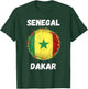 Dakar Senegal Retro Vintage Senegalese Flag Souvenirs T-Shirt - T-Shirt | Forest