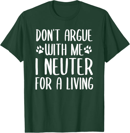 Funny Veterinarian Art Men Women Vet Tech Assistant Doctors T-Shirt - T-Shirt | Forest