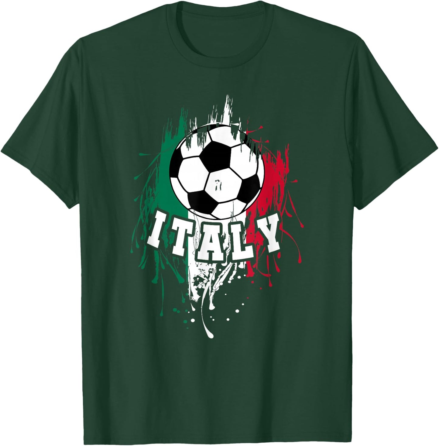 Italy Soccer Italian Football Italy Futbol T-Shirt - T-Shirt | Forest