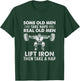 Some Old Men Take Naps Real Old Men Funny Weight Lifting T-Shirt - T-Shirt | Forest