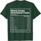 Black Queen Nutrition Facts Proud Black History Month Pride T-Shirt - T-Shirt | Forest