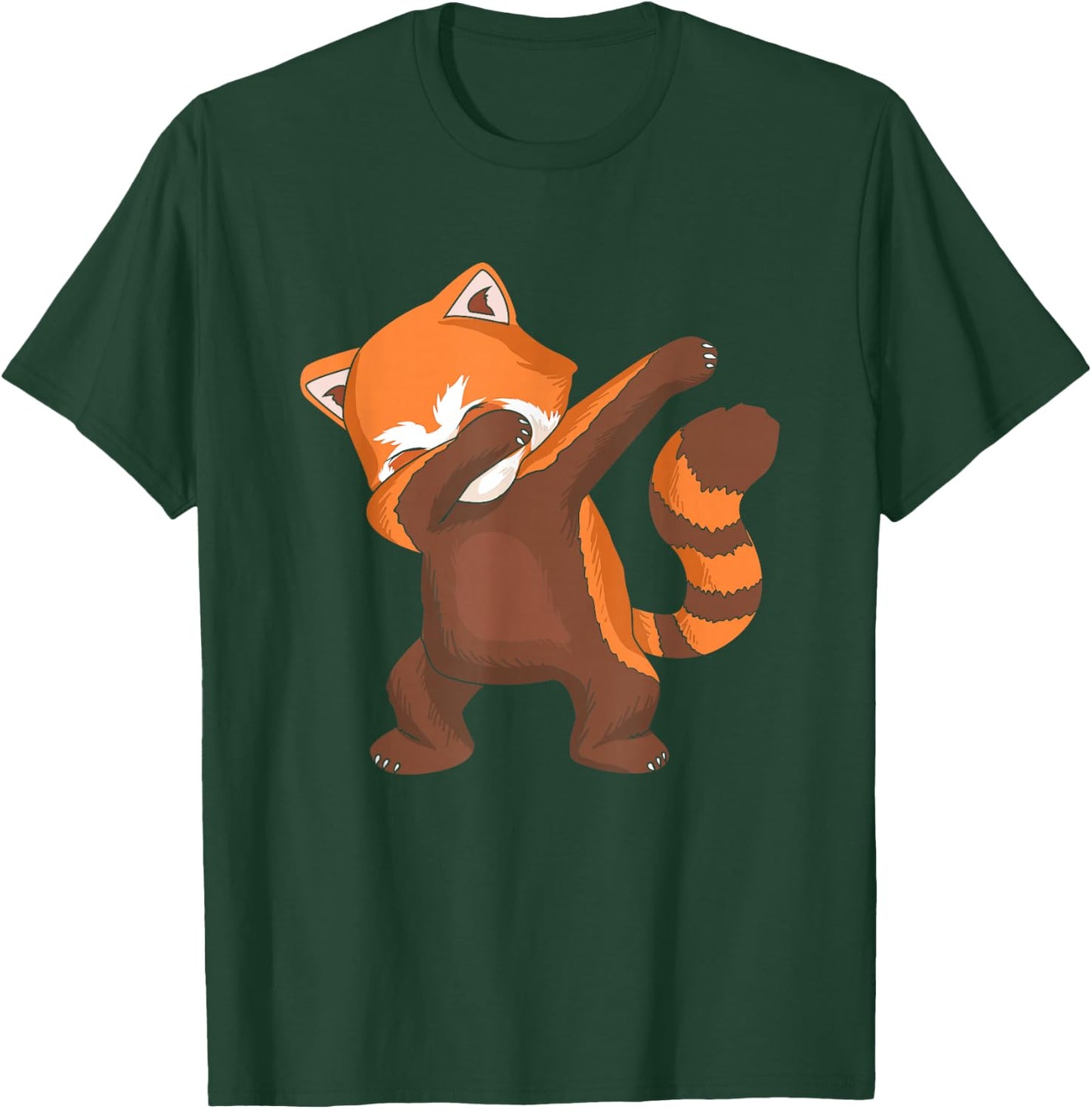 Red Panda Dabbing Dab for Live I Panda Lovers T-Shirt - T-Shirt | Forest