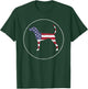 Plott Hound American Flag Patriotic Dog Owner Men T-Shirt - T-Shirt | Forest