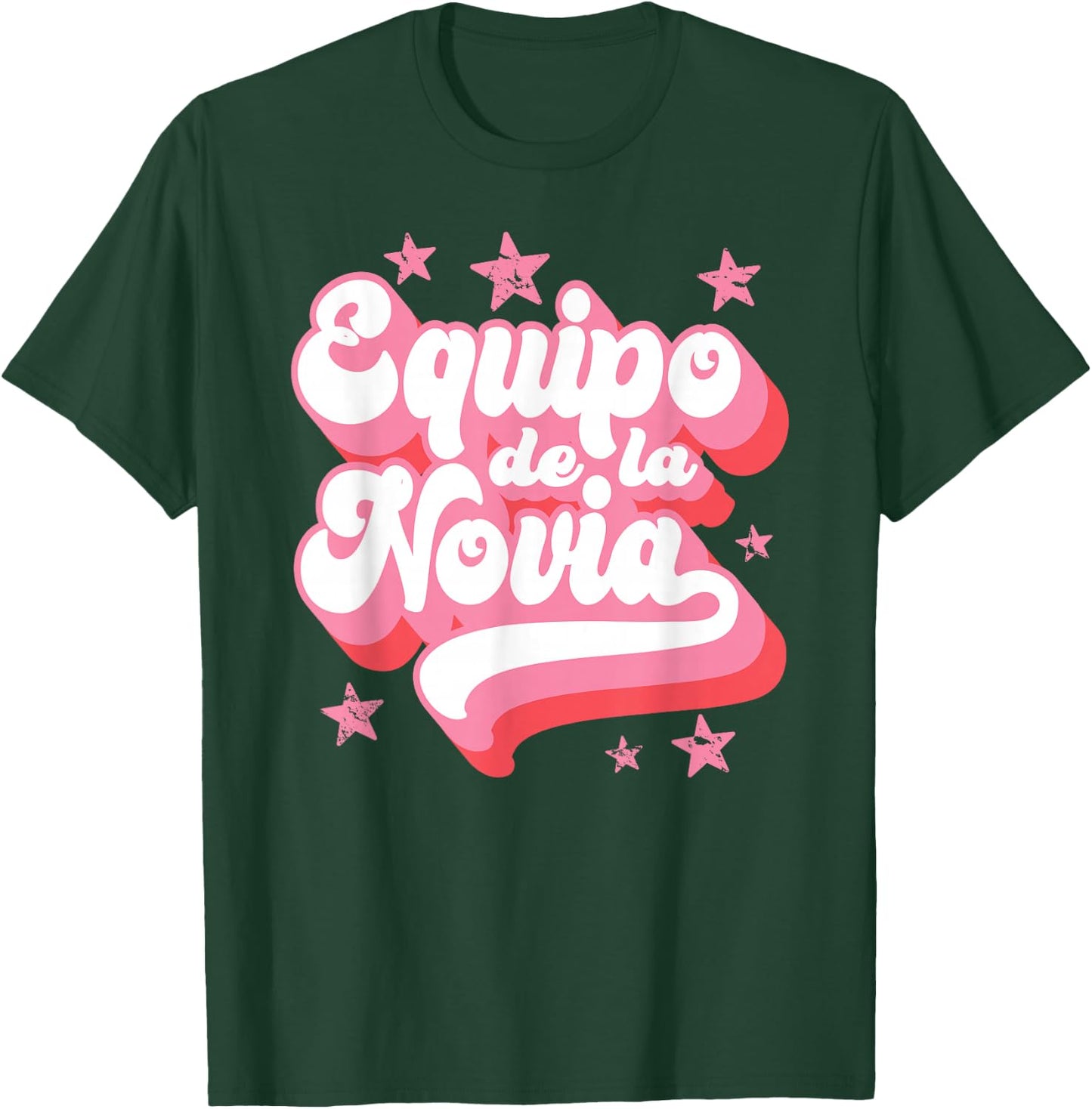 Equipo de la Novia, Spanish, Bachelorette Party, Team Bride T-Shirt - T-Shirt | Forest