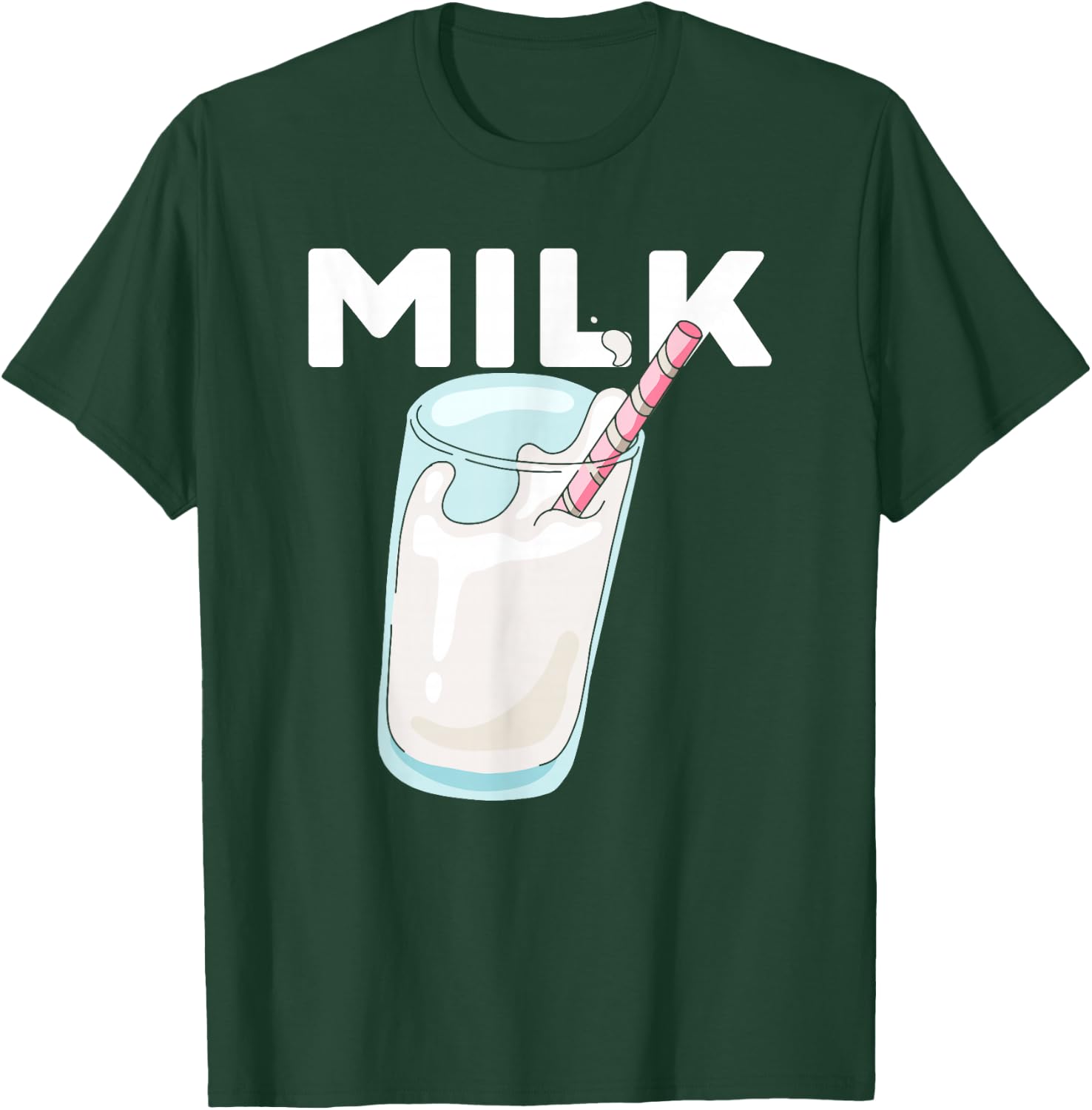 Awesome MILK Matching Milky Cookies Couples Costume Themed T-Shirt - T-Shirt | Forest