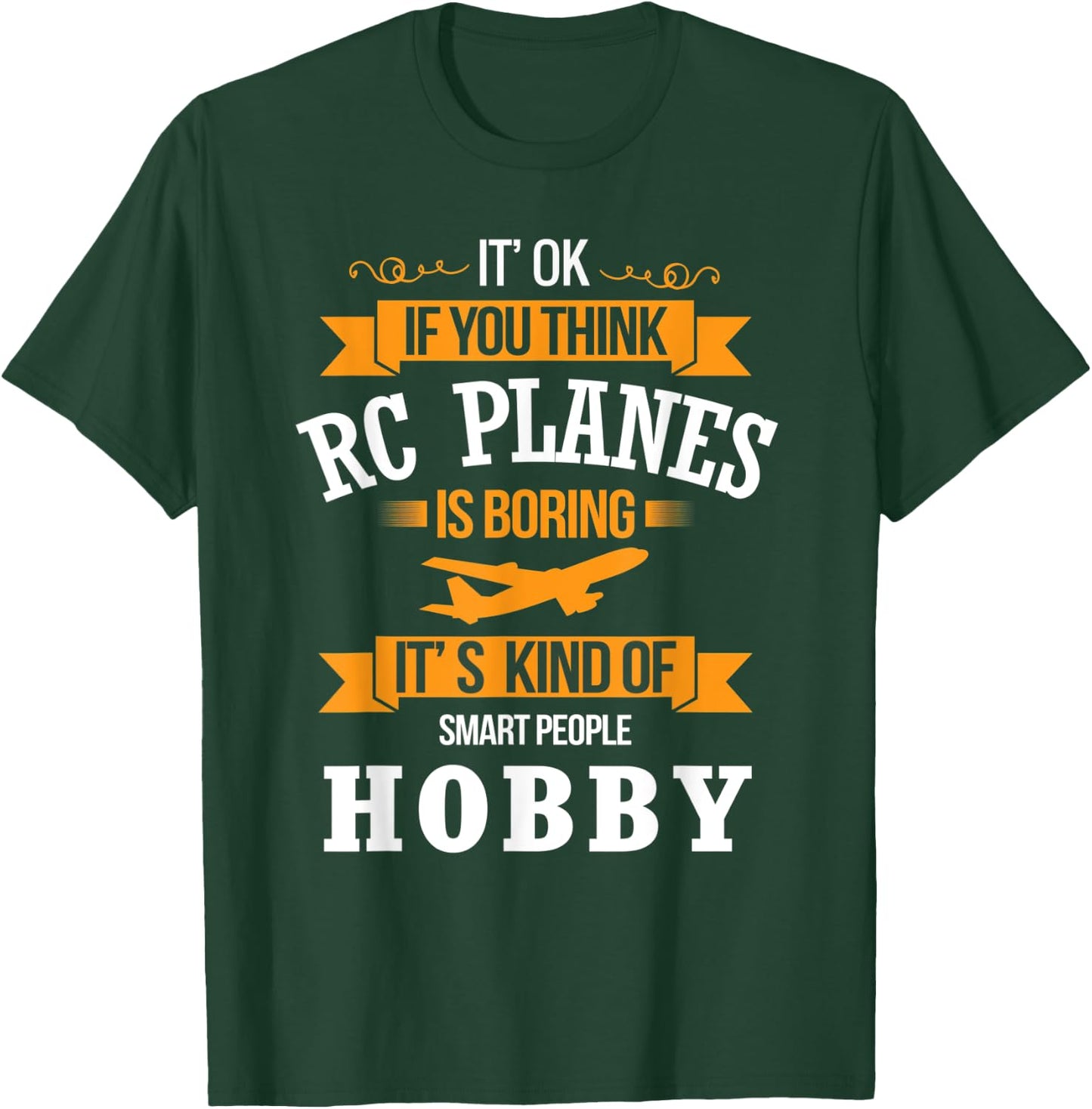 RC Planes Shirt Funny RC Plane Pilot Gift Test Racing T-Shirt - T-Shirt | Forest