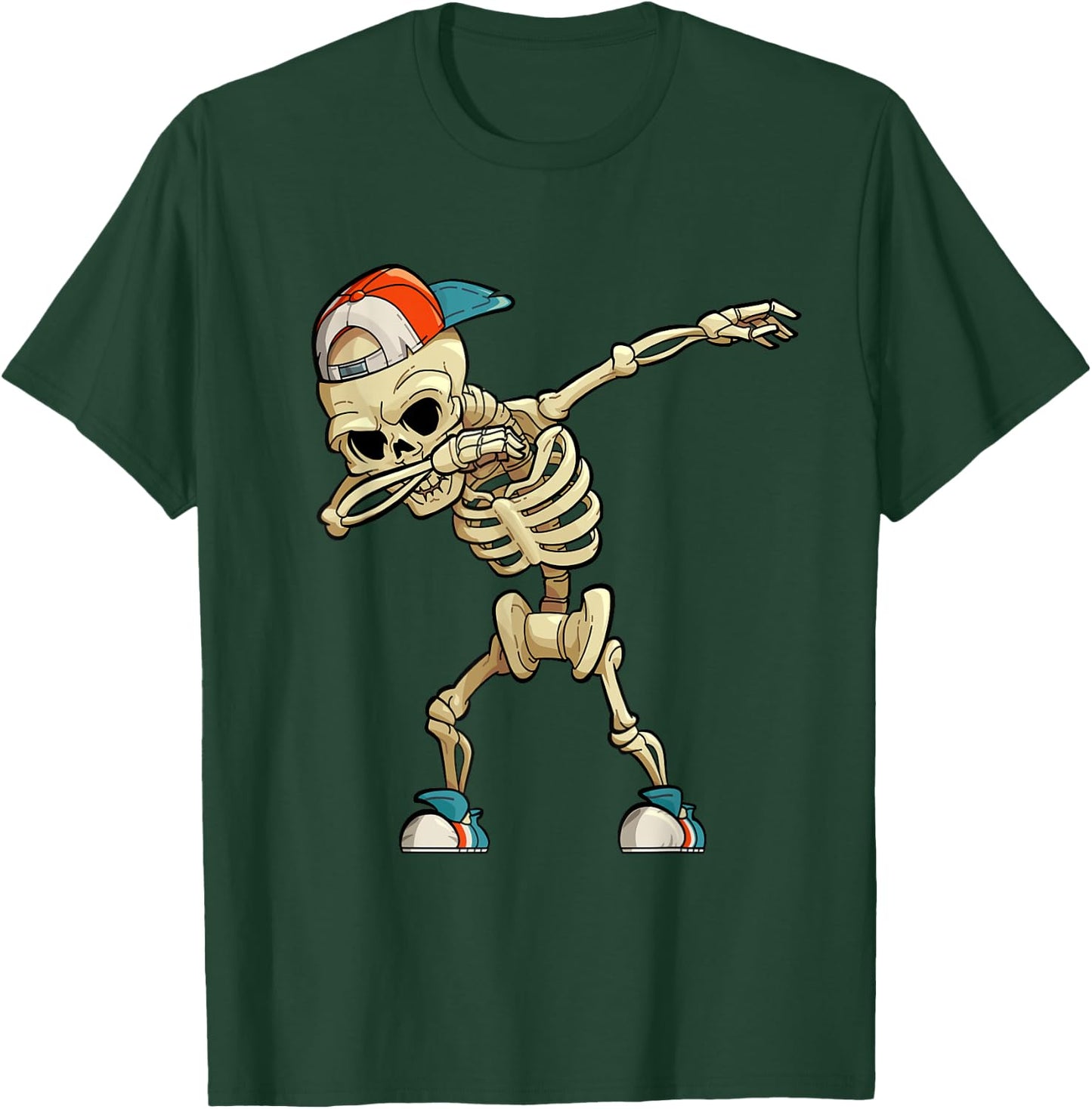 Dabbing Skeleton Funny Dab Kids Dabbing T-Shirt - T-Shirt | Forest