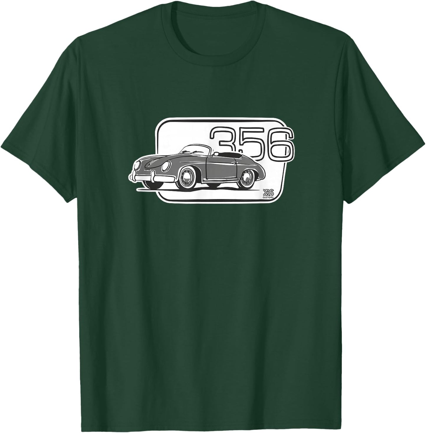 Speedster 356 Cabrio Classic Car Grey T-Shirt - T-Shirt | Forest