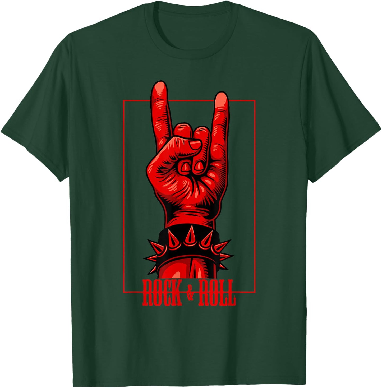 Rock & Roll Devil Greetings Rocker Concert T-Shirt - T-Shirt | Forest