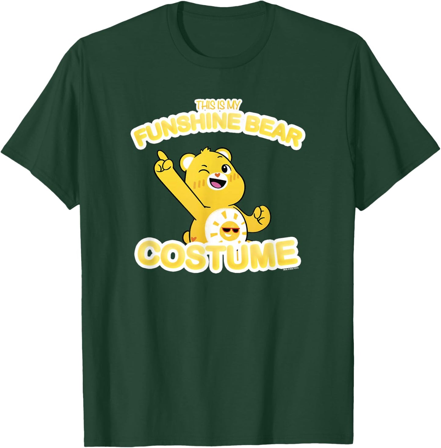 Care Bears Halloween This is My Funshine Bear Costume T-Shirt - T-Shirt | Forest