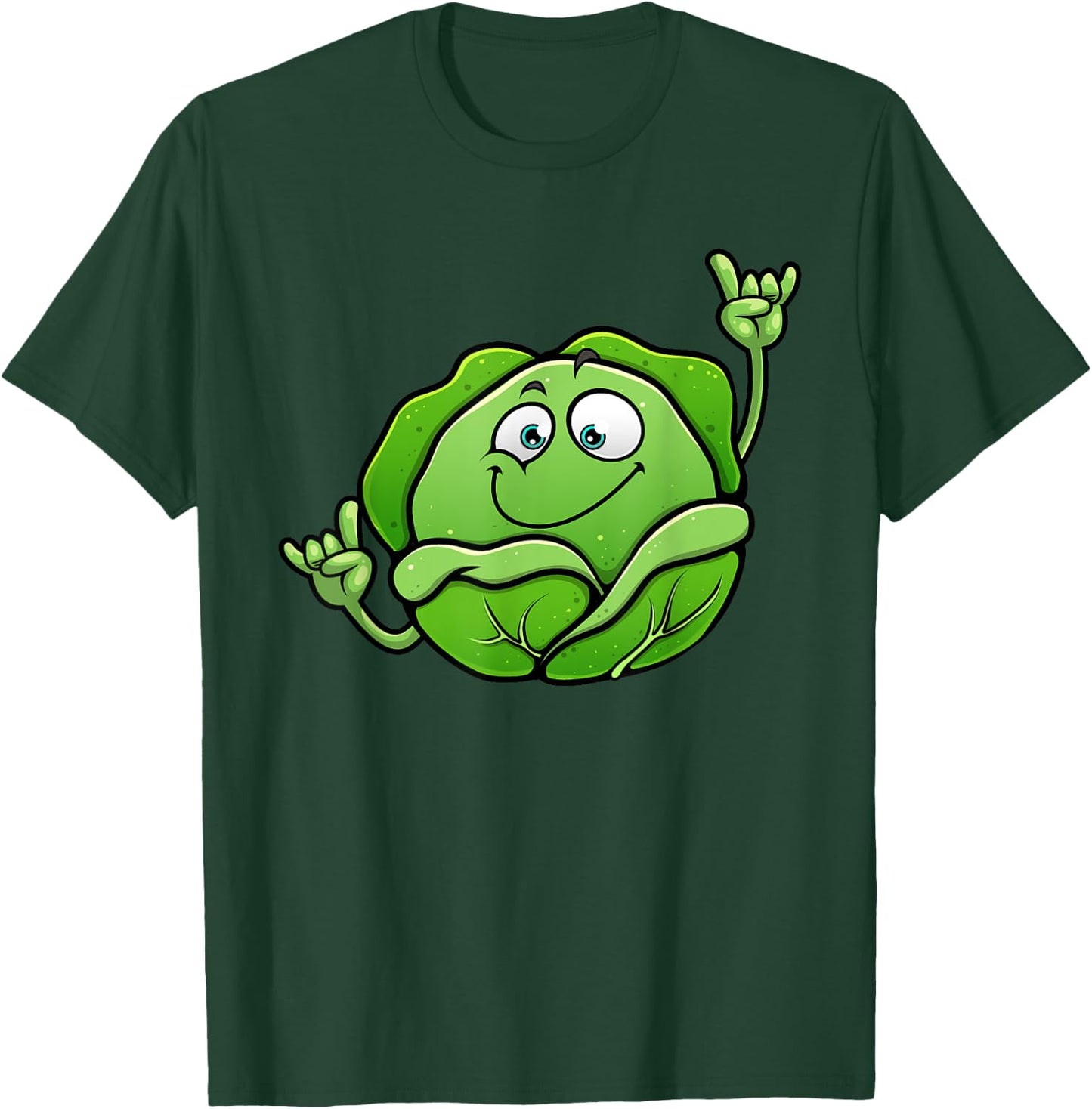 Funny Lettuce Lover Designs Women Vegetarian Foodie T-Shirt - T-Shirt | Forest
