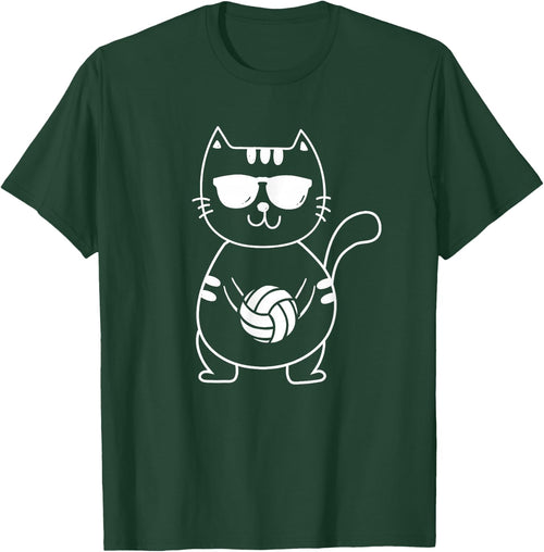 Volleyball Cat - Volleyball Team Beach Volleyball Player Men Women Girls Kids