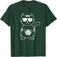 Volleyball Cat - Volleyball Team Beach Volleyball Player Men Women Girls Kids T-Shirt - T-Shirt | Forest