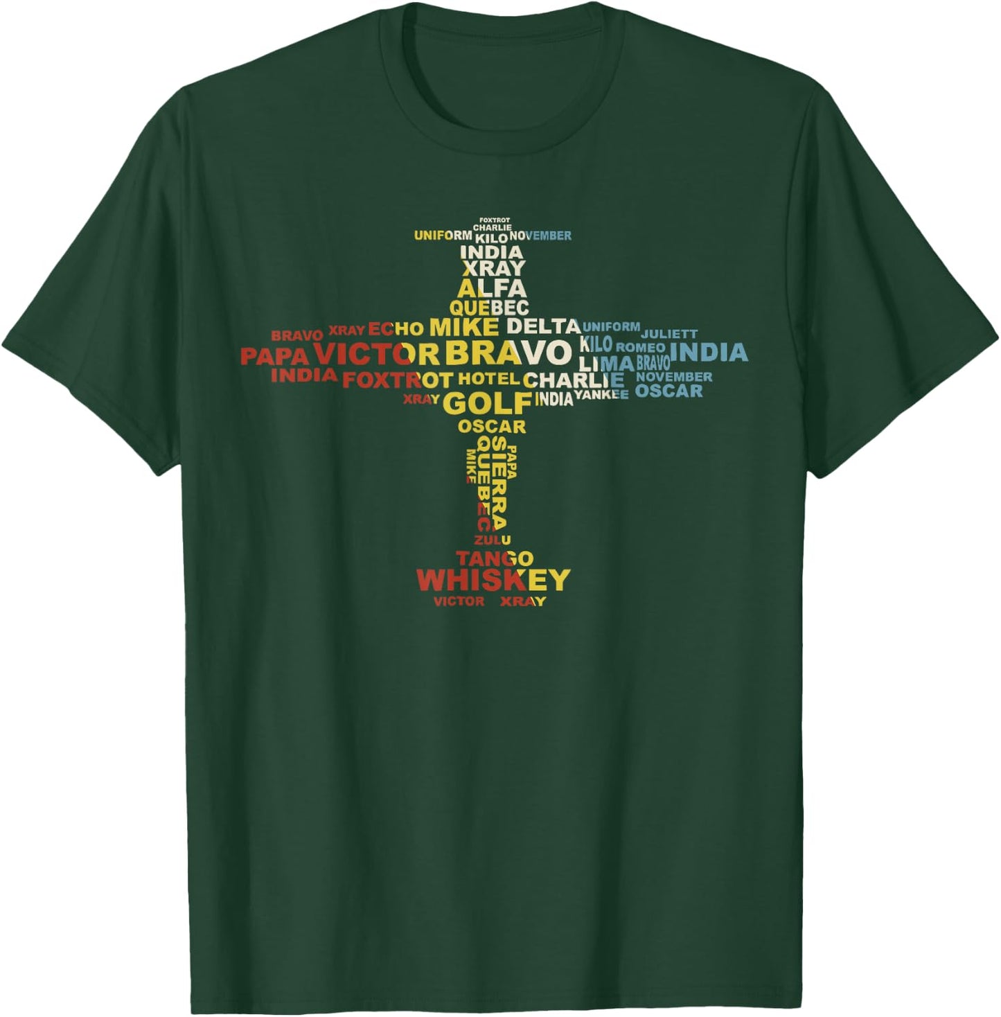 Full Phonetic Alphabet Pilot Airplane Gift Women T-Shirt - T-Shirt | Forest