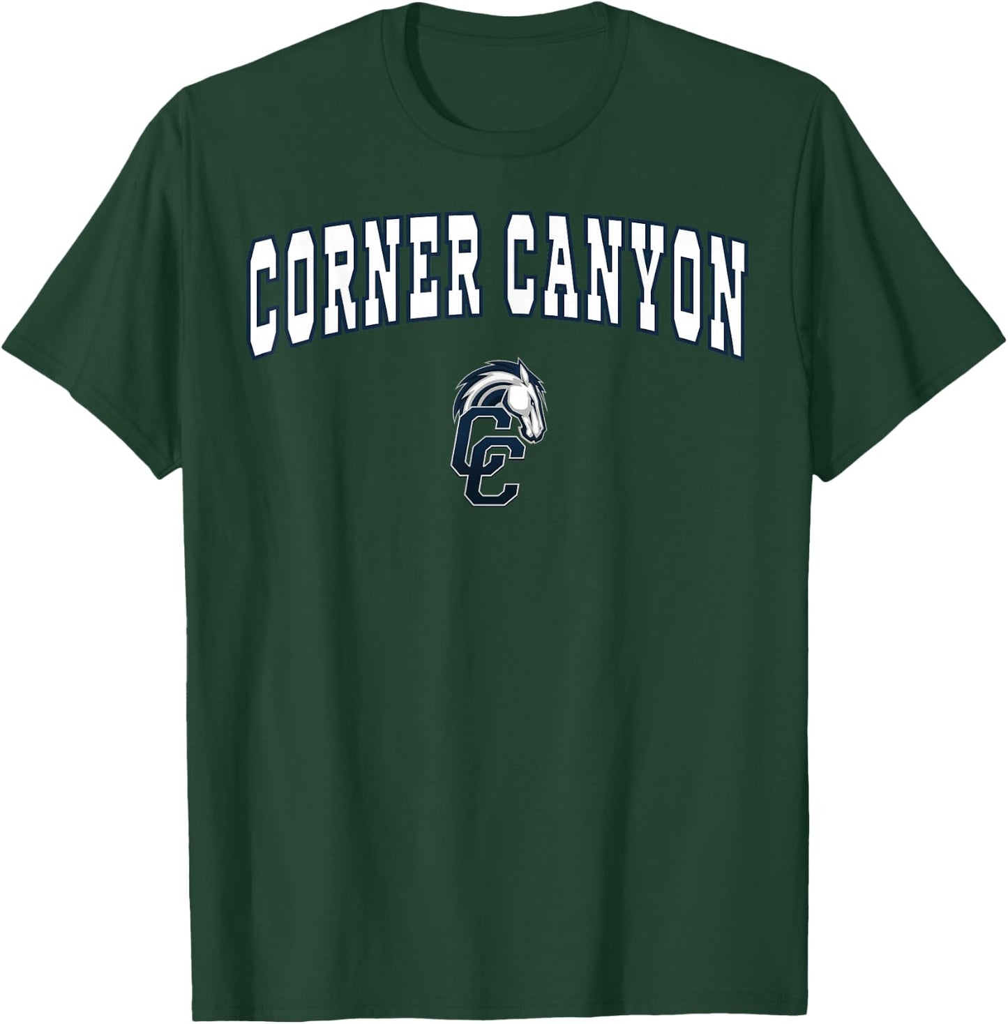 Corner Canyon High School Chargers C2 T-Shirt - T-Shirt | Forest