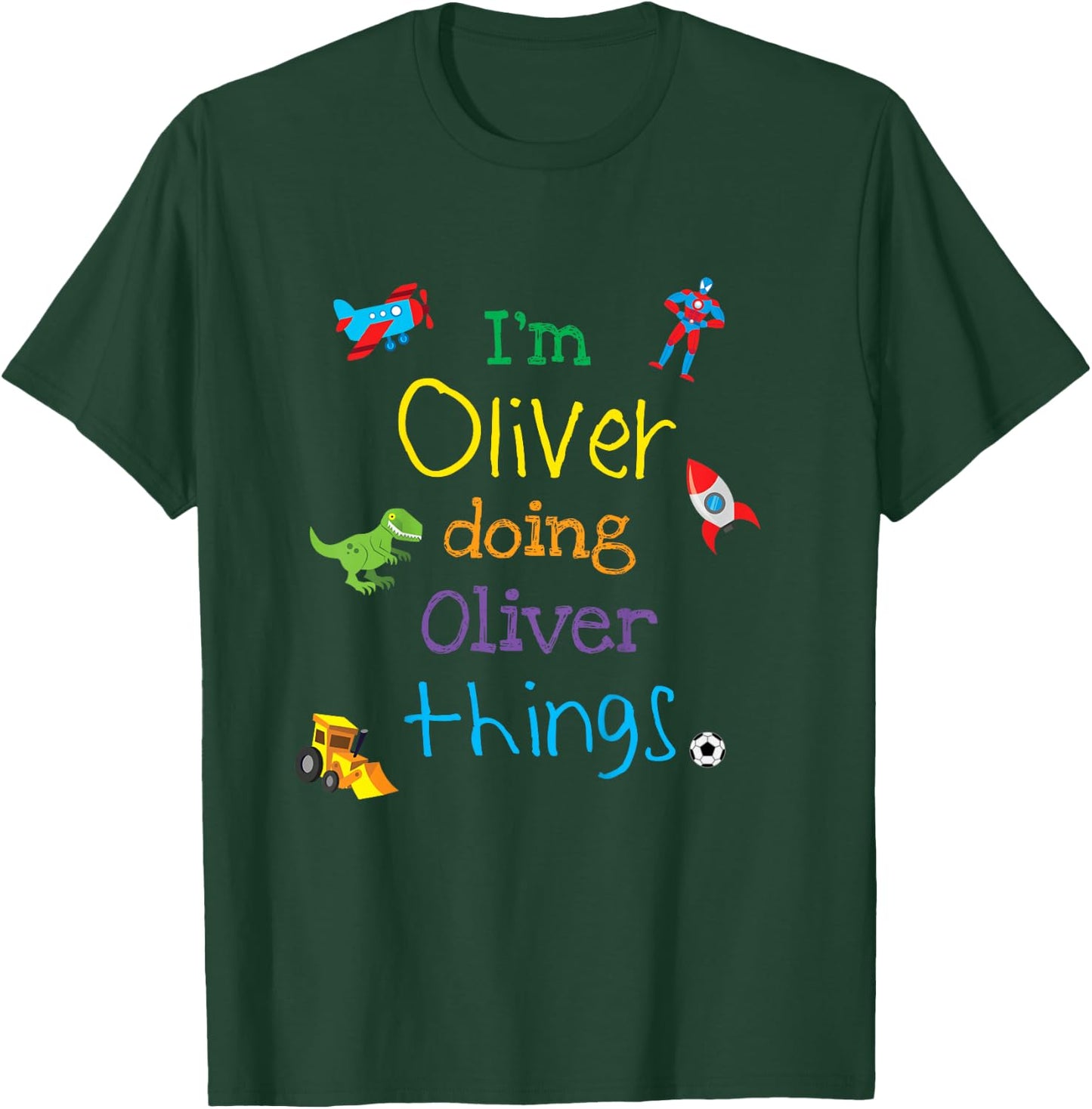 Oliver Kids Clothes Gift Little Boys T-Shirt - T-Shirt | Forest
