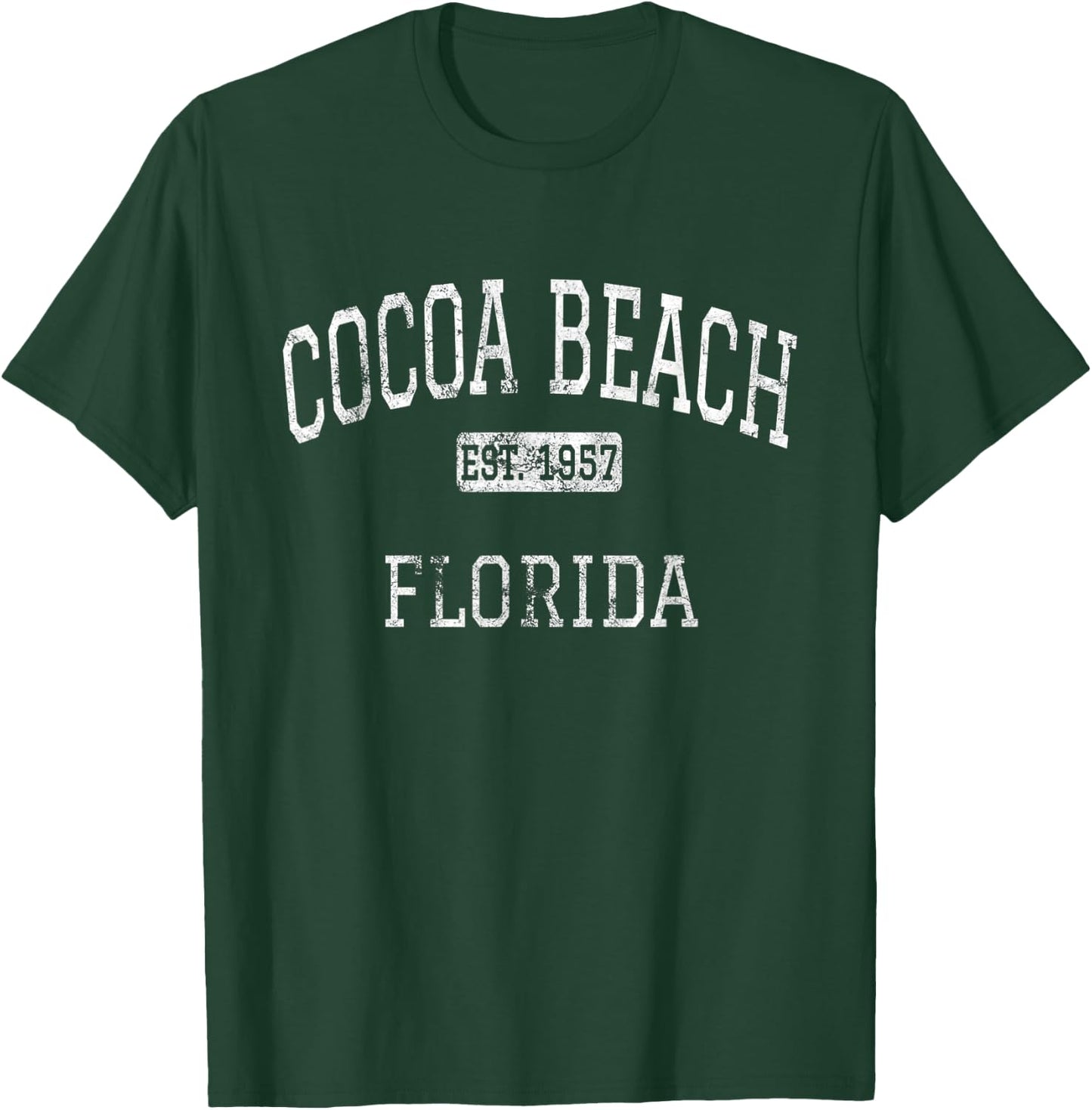 Cocoa Beach Florida FL Vintage T-Shirt - T-Shirt | Forest