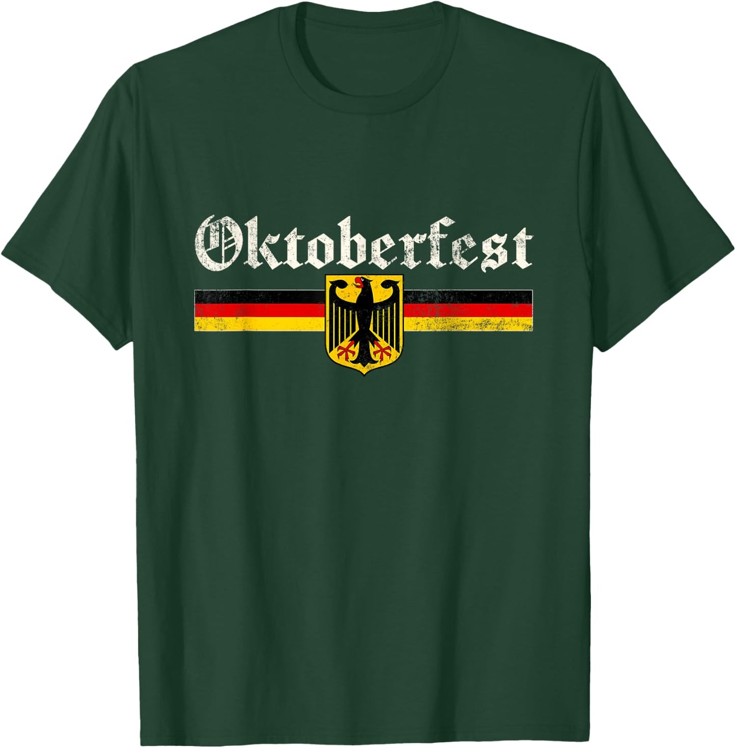 Vintage Oktoberfest Octoberfest German Drinking Festival T-Shirt - T-Shirt | Forest
