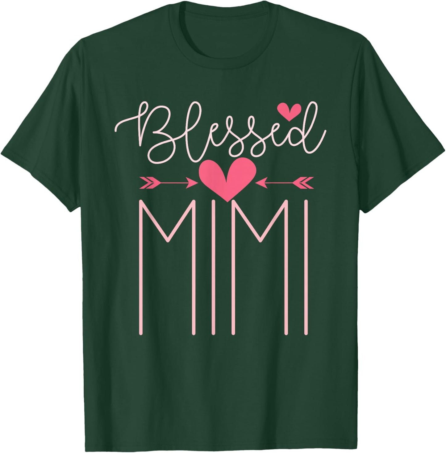 Blessed Mimi Mothers Day Grandparents Day Mimi T-Shirt - T-Shirt | Forest