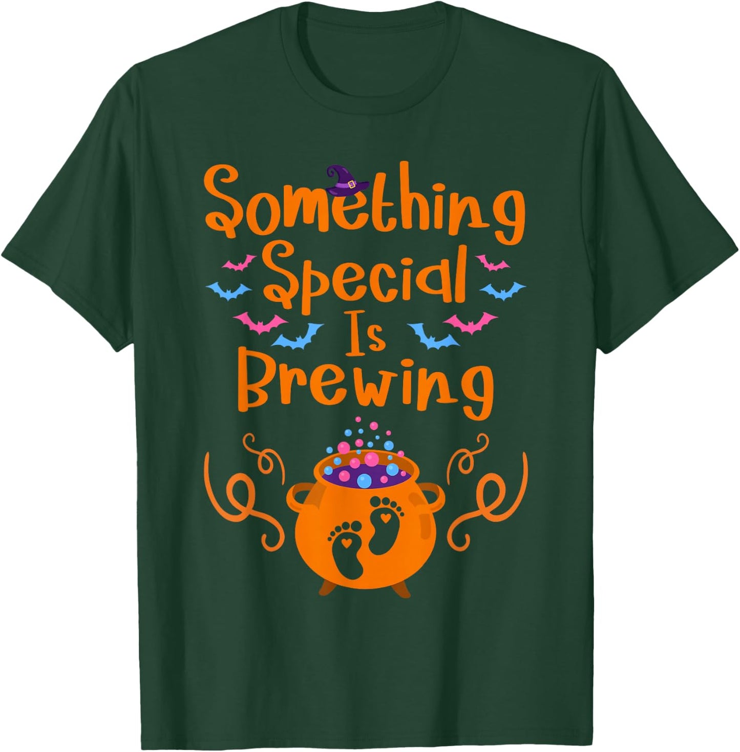 Something Special is Brewing Halloween Baby Announcements T-Shirt - T-Shirt | Forest