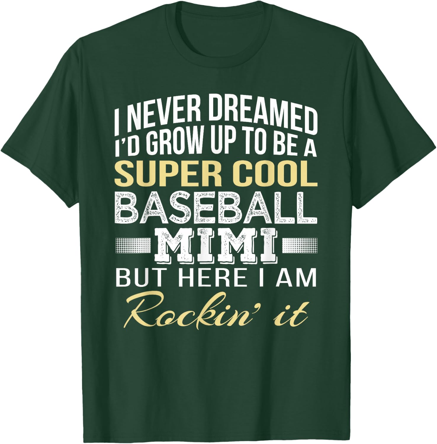 Baseball Mimi T Shirt Gift T-Shirt - T-Shirt | Forest