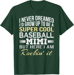 Baseball Mimi T Shirt Gift T-Shirt - T-Shirt | Forest