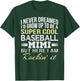 Baseball Mimi T Shirt Gift T-Shirt - T-Shirt | Forest