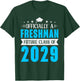 Officially A Freshman Class of 2029 High School Student Teen T-Shirt - T-Shirt | Forest