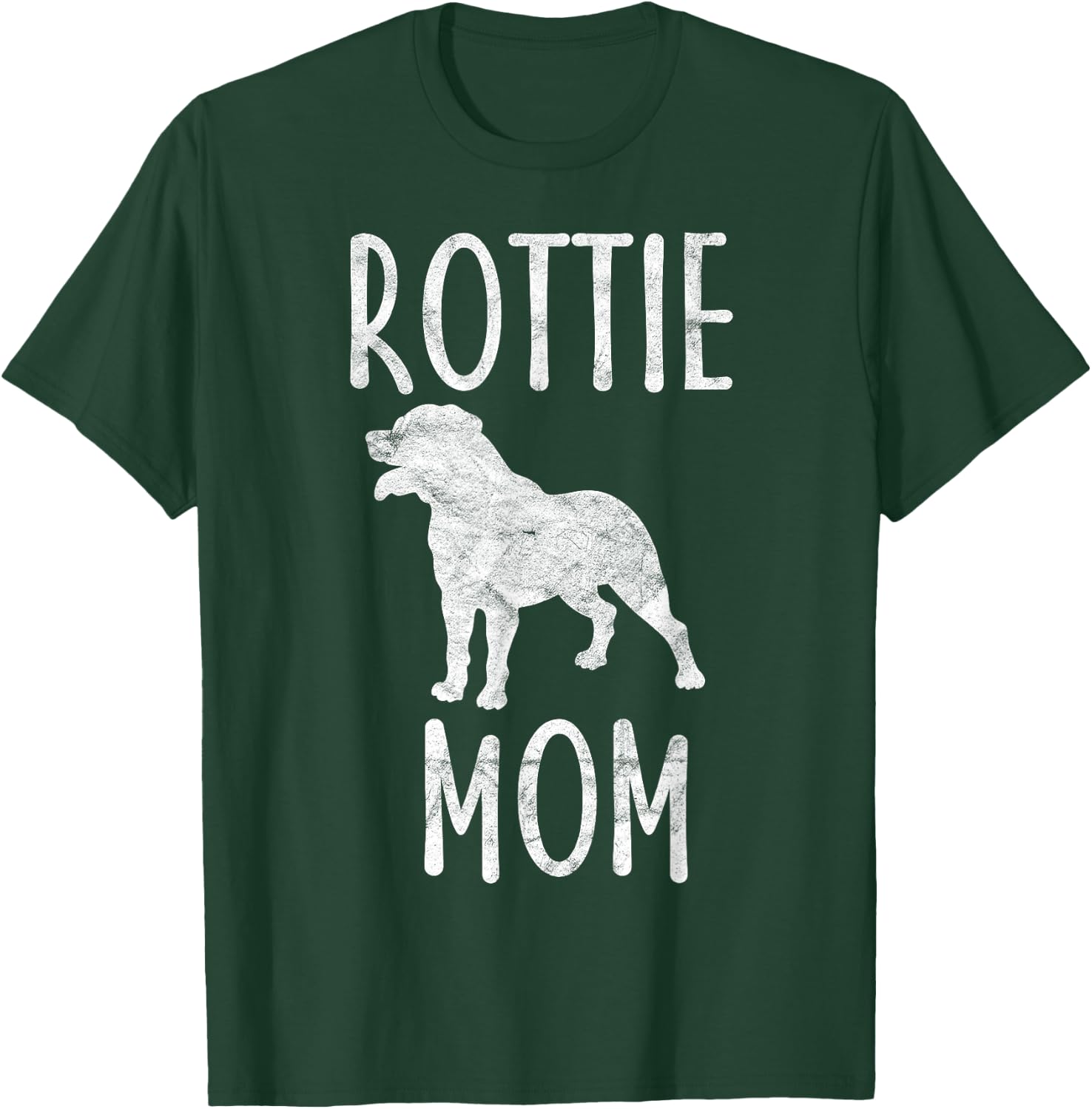 Vintage Rottweiler Mom Gift Rott Dog Owner Rottie Mother Women Kids T-Shirt - T-Shirt | Forest