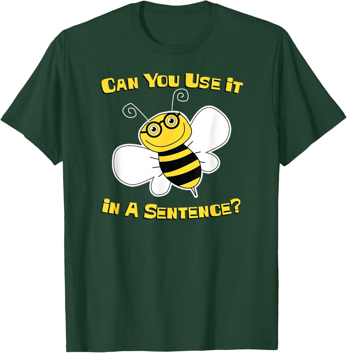 Cute Spelling Bee T Shirt for Competitive Word Loving Kids T-Shirt - T-Shirt | Forest