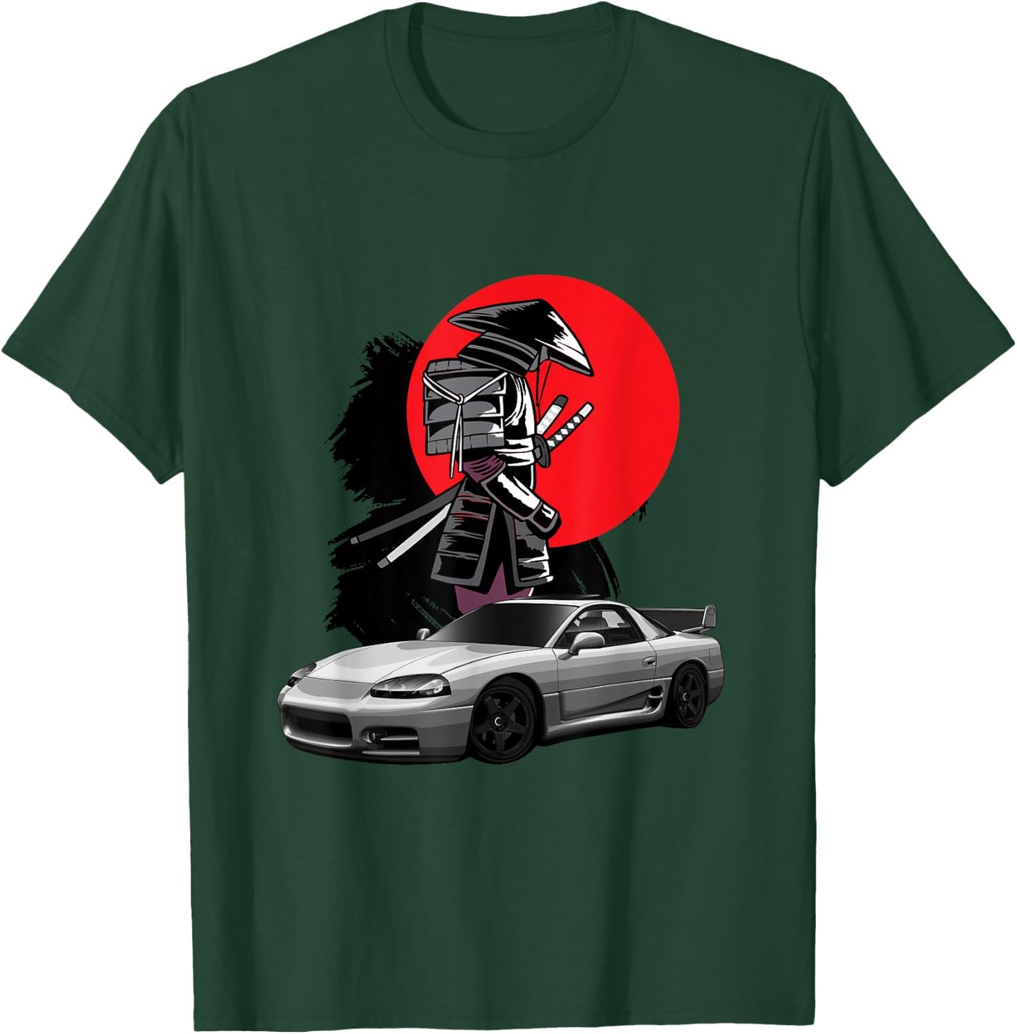 JDM 3000GT Car Tuning Japan Samurai Drift T-Shirt - T-Shirt | Forest