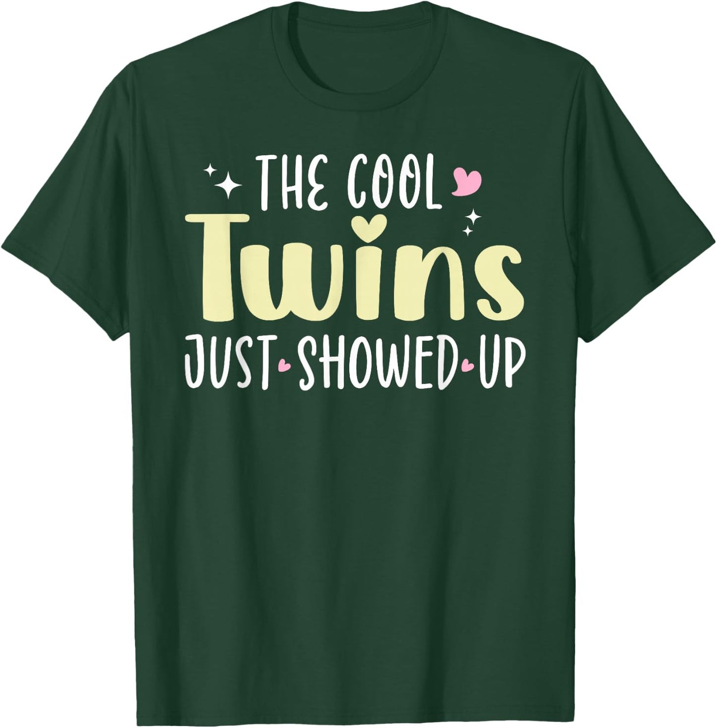 Cool Twins Just Showed Up Twin Day Matching Spirit Week T-Shirt - T-Shirt | Forest
