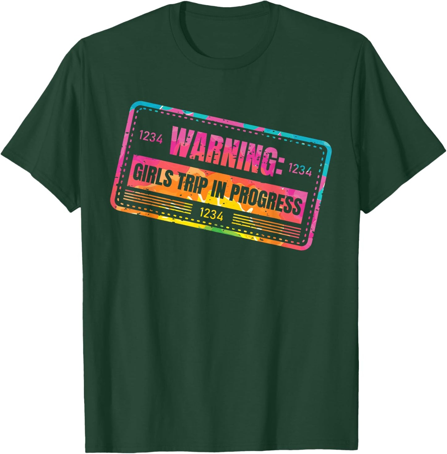 Girls Weekend Women Warning Girls Trip In Progress T-Shirt - T-Shirt | Forest