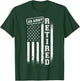 US Army Retired American Flag Vintage Patriotic T-Shirt - T-Shirt | Forest