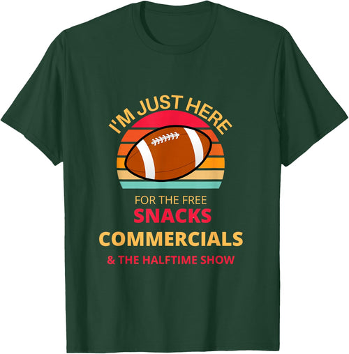 I'm just here for the free snacks commercials half time show