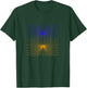 Electric Field Lines Physics Student Teacher Gift Dipole T-Shirt - T-Shirt | Forest