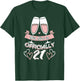 This Girl Is Official 21st Birthday Party Celebrations T-Shirt - T-Shirt | Forest