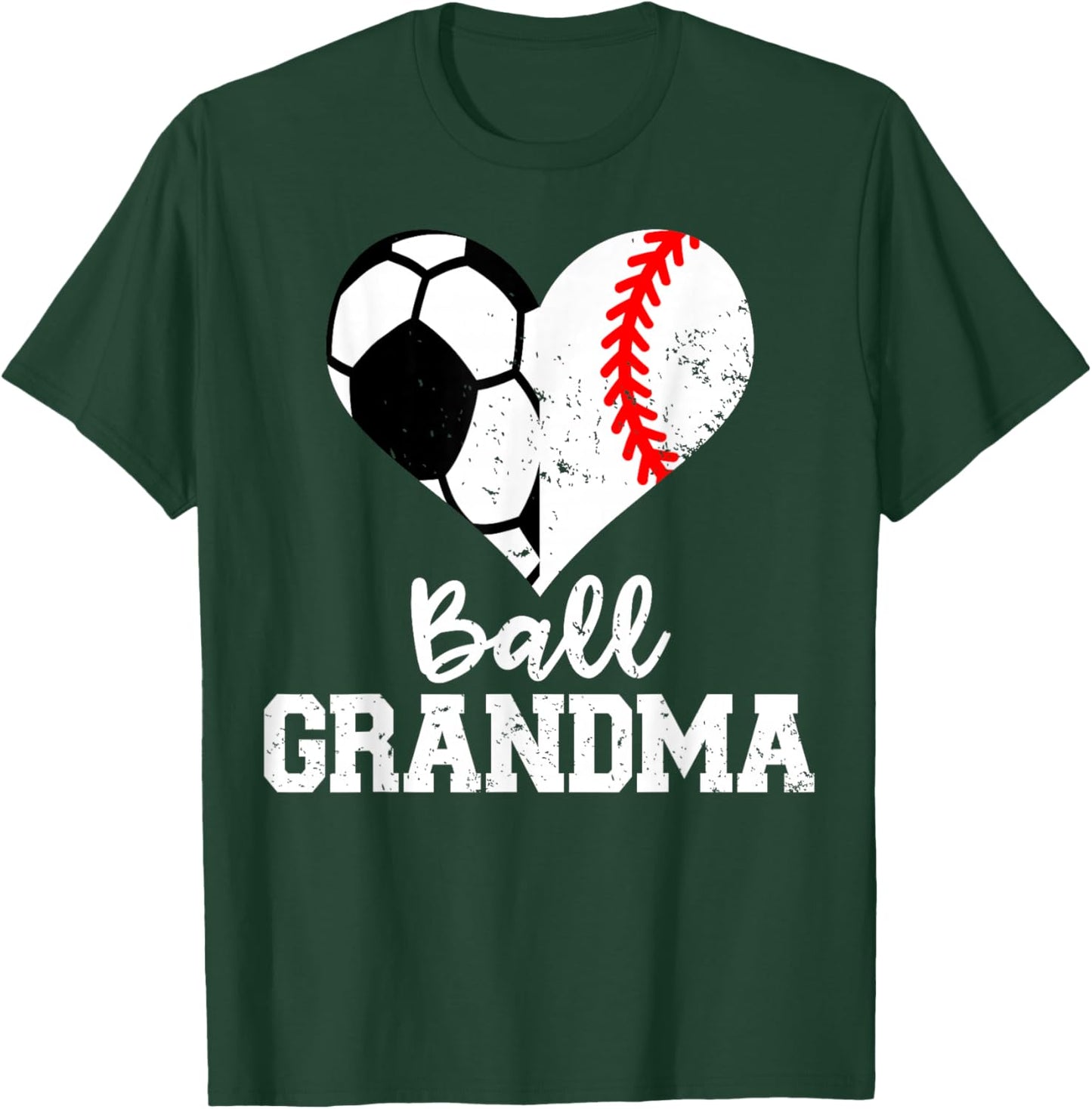 Ball Grandma Funny Soccer Baseball Grandma T-Shirt - T-Shirt | Forest
