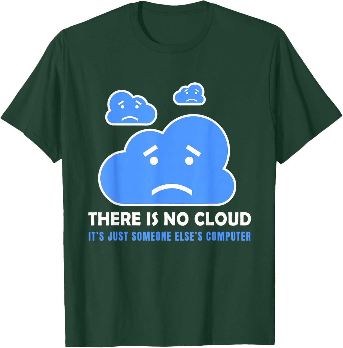 Funny Network Engineer Cloud Information Technology Gift T-Shirt - T-Shirt | Forest