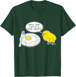 Funny Egg Shirt. Holy Cow Larry, is That You? Fried Egg T-Shirt - T-Shirt | Forest