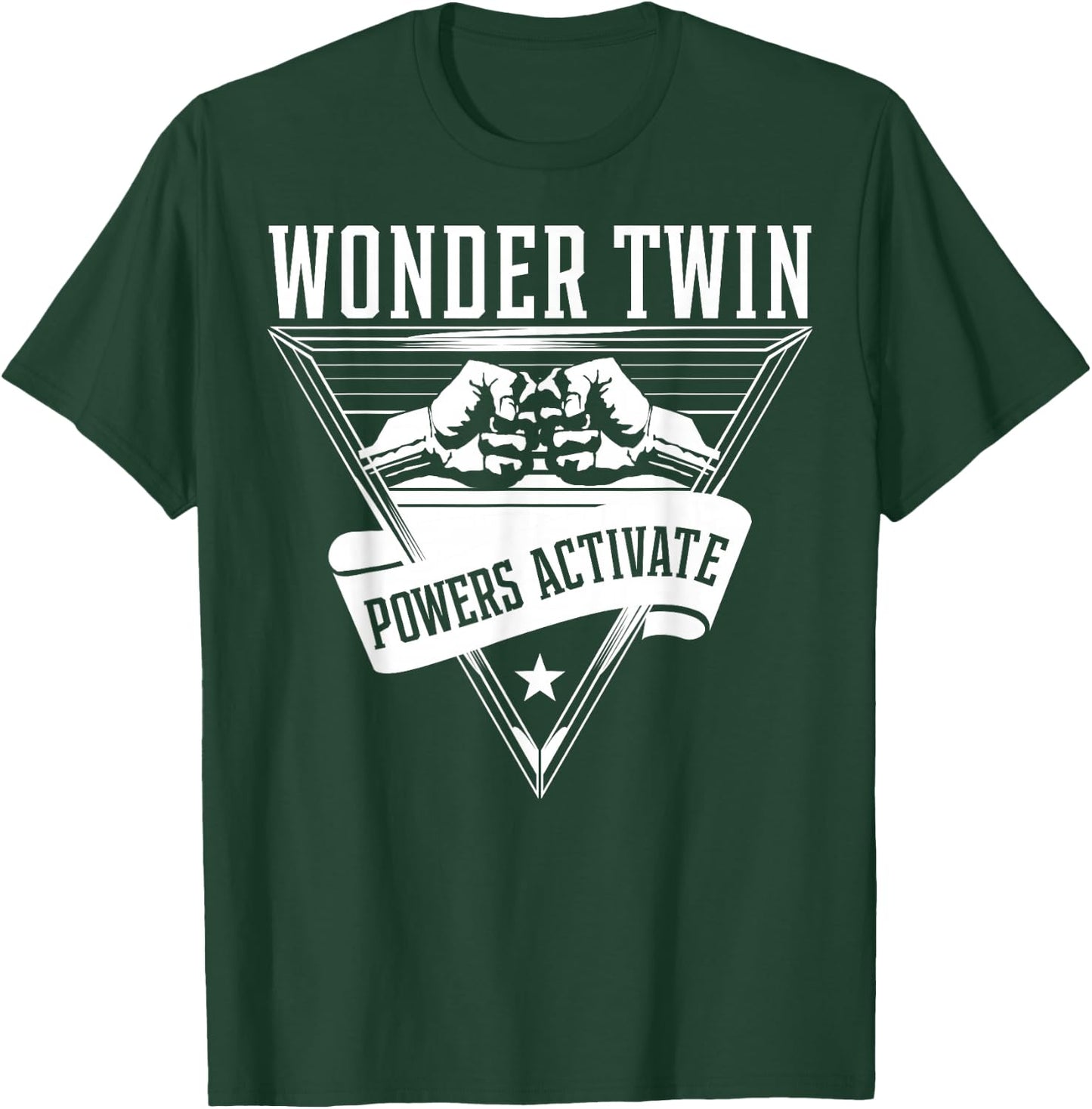 Wonder Twin Power Activated design, Sibling design T-Shirt - T-Shirt | Forest