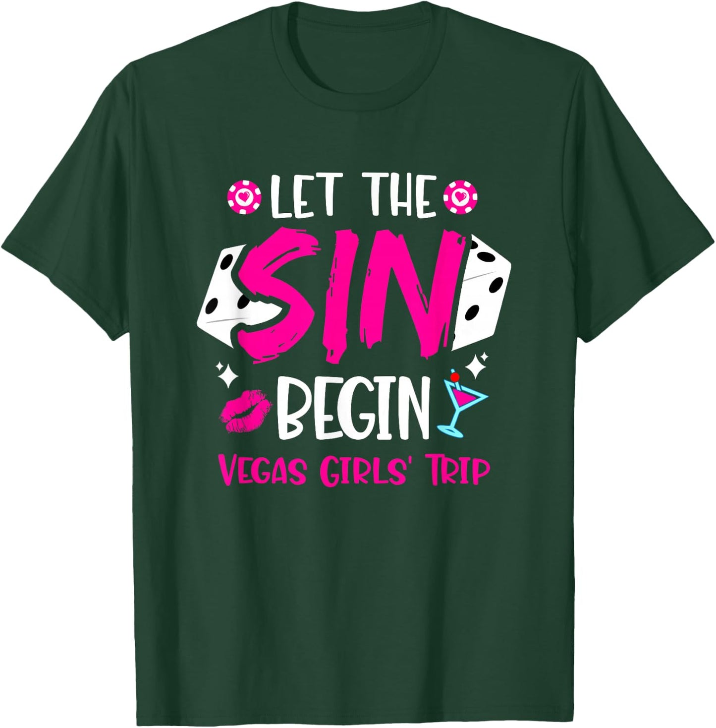 Girls Trip Vegas - Las Vegas Vacation - Vegas Girls Trip T-Shirt - T-Shirt | Forest