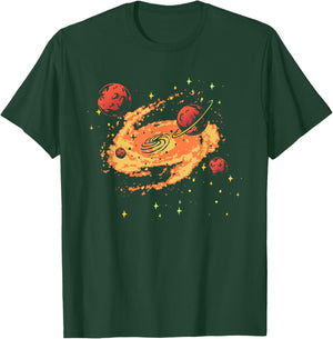 Galaxy Planets Solar System Space Earth Jupiter Sun Saturn T-Shirt - T-Shirt | Forest