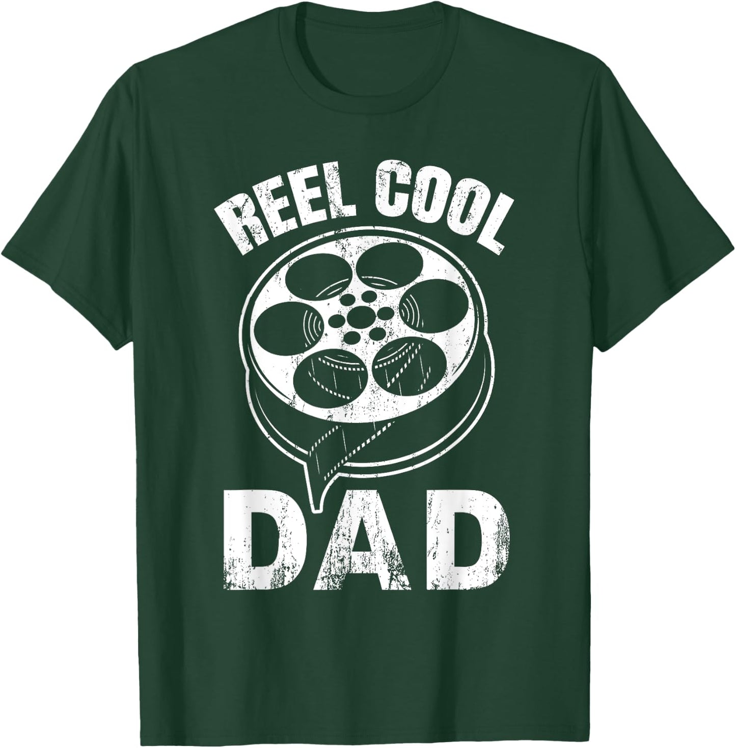 Reel Cool Dad Movie Maker Videographer Director Film Editor T-Shirt - T-Shirt | Forest