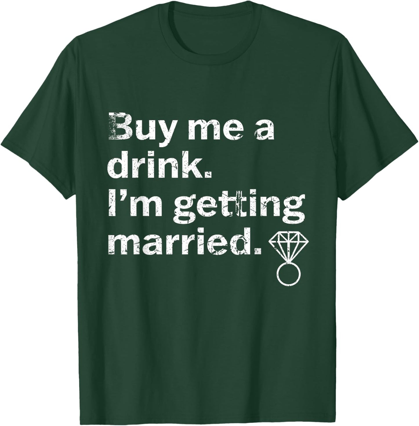 Bride Drinking Bridal Bachelorette Party Shower Engagement T-Shirt - T-Shirt | Forest