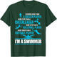 I'm A Swimmer Funny Swim Shirts T-Shirt - T-Shirt | Forest