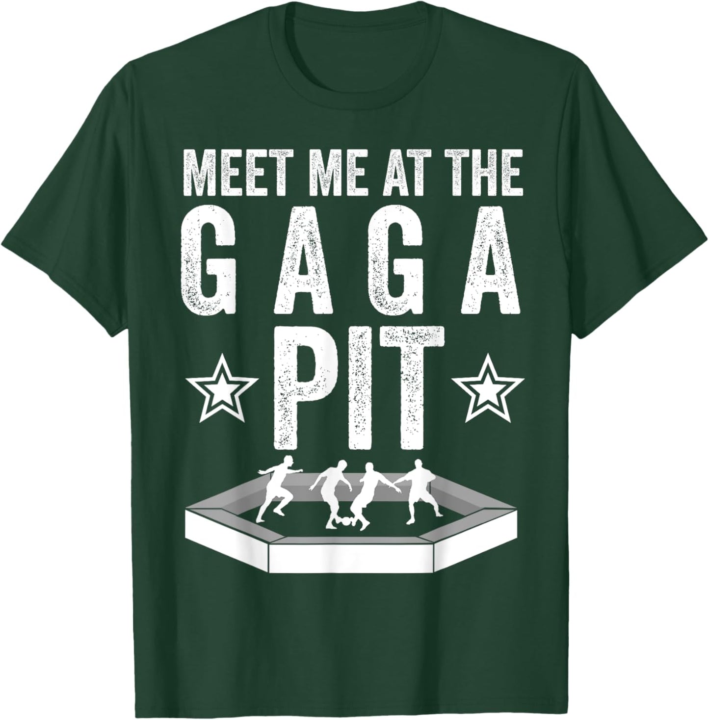 Cool Gaga Ball Gift Kids Funny Gaga ball Pit Dodgeball T-Shirt - T-Shirt | Forest