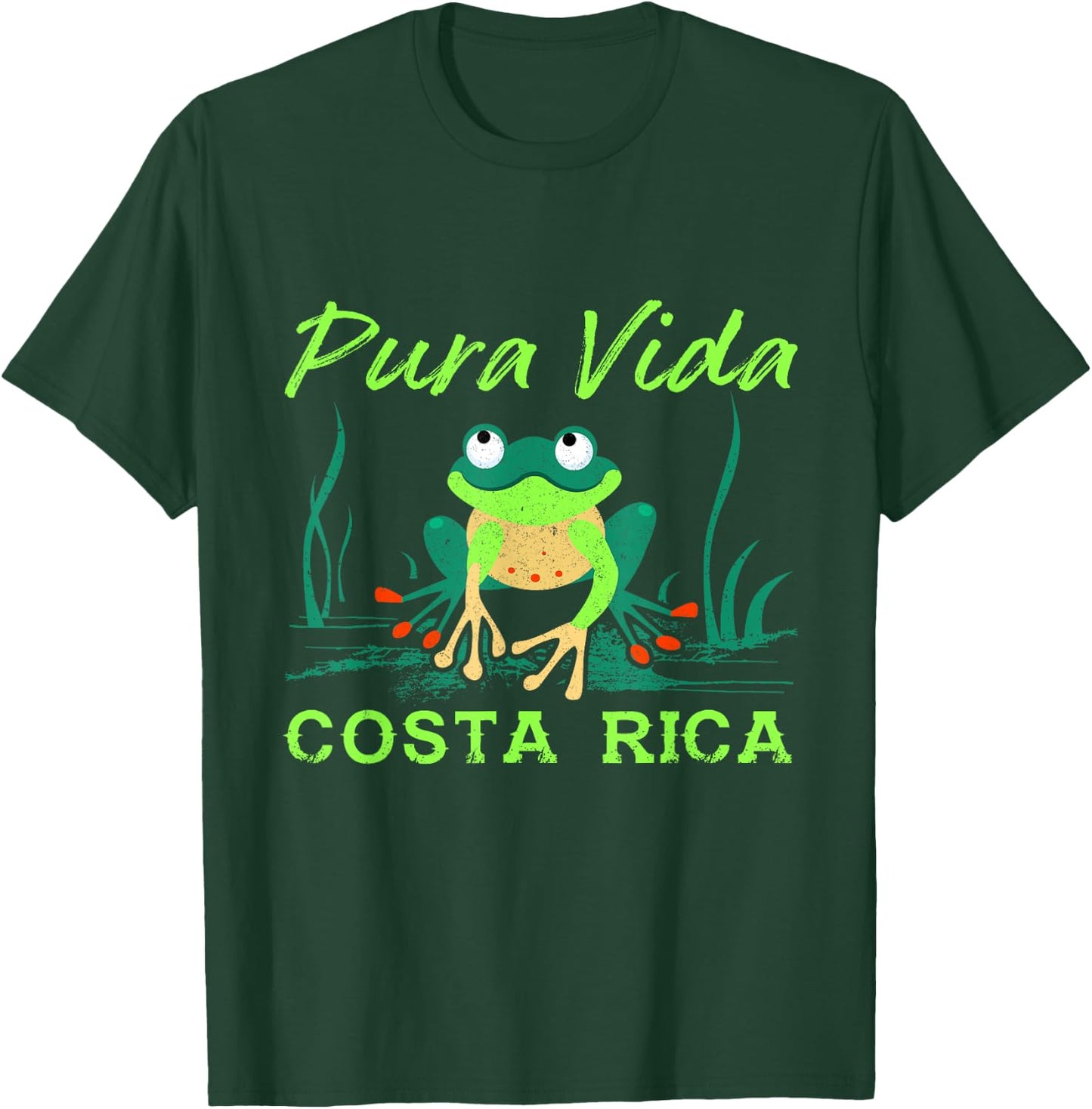 Costa Rica Rain Forest Tree Frog Pura Vida Costa Rica T-Shirt - T-Shirt | Forest